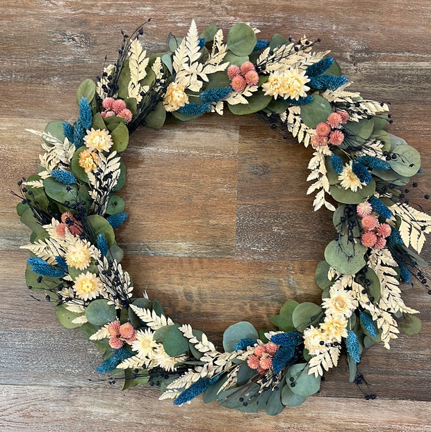 22" Vintage Gardenista Wreath